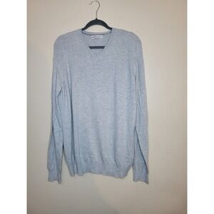OWK Collection Men's Pullover Sweater V-Neck Gray Sz XXL‎